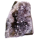 Amethyst Druzy Standing with Cut Base - Small